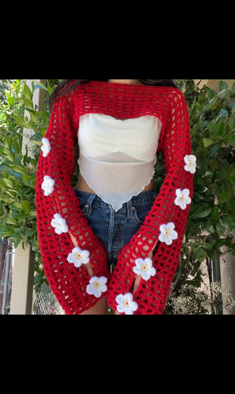 Crochet shrug